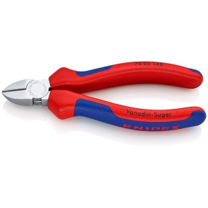 Knipex 70 05 140 Diagonal Cutter chrome-plated 140mm Grip Handle